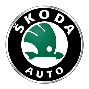a picture showing the logo of Skoda
